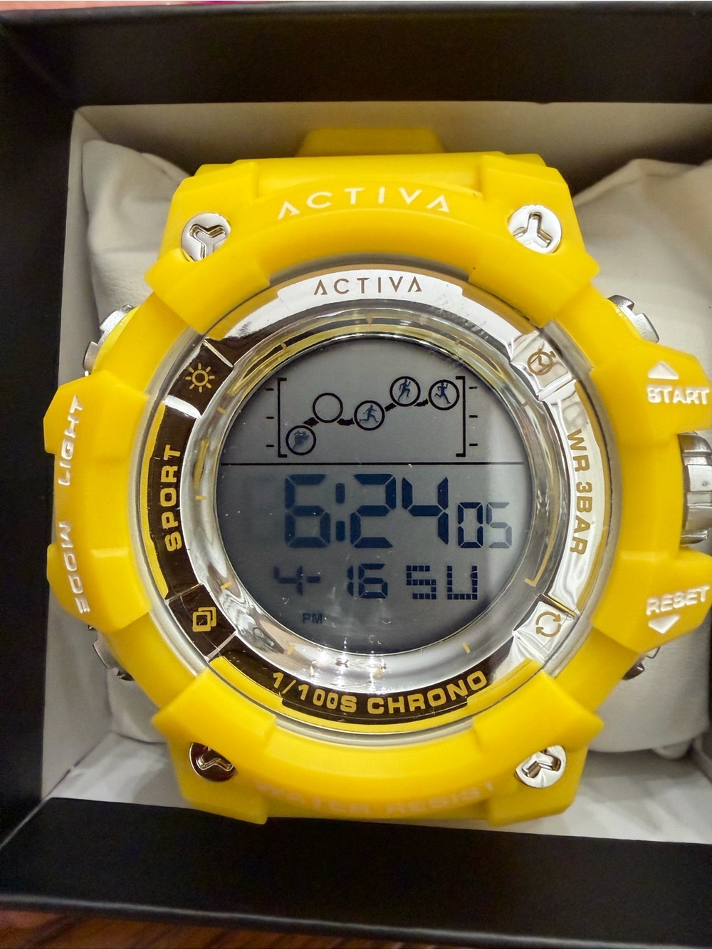 Invicta Activa Yellow Digital Sport Watch - Waterproof Wearable